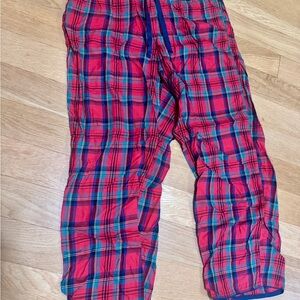 Plaid VS Pajamas - Red and Blue